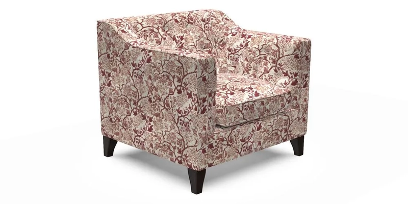 Haresfield Dipped Arm Chair in Two Tone Plain Biscuit