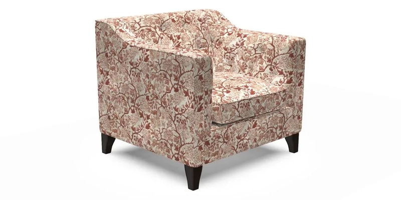 Haresfield Dipped Arm Chair in Two Tone Plain Biscuit