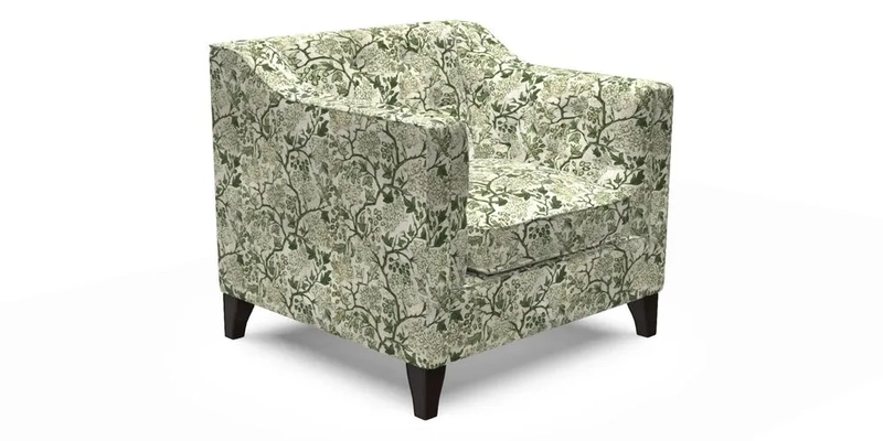 Haresfield Dipped Arm Chair in Two Tone Plain Biscuit