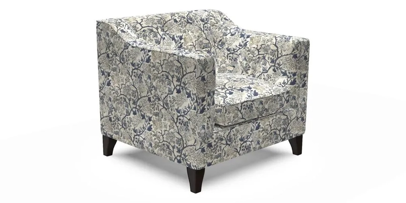 Haresfield Dipped Arm Chair in Two Tone Plain Biscuit