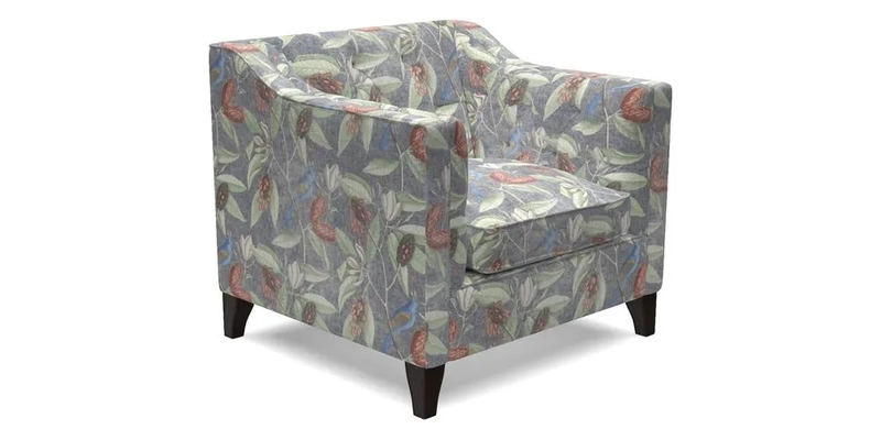 Haresfield Dipped Arm Chair in Two Tone Plain Biscuit