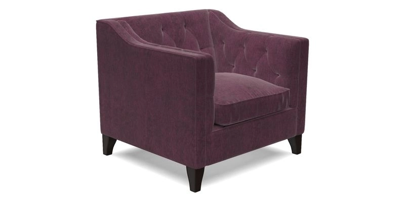 Haresfield Dipped Arm Chair in Two Tone Plain Biscuit