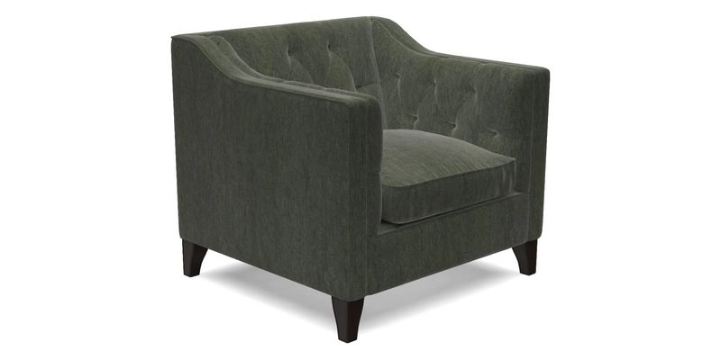 Haresfield Dipped Arm Chair in Two Tone Plain Biscuit