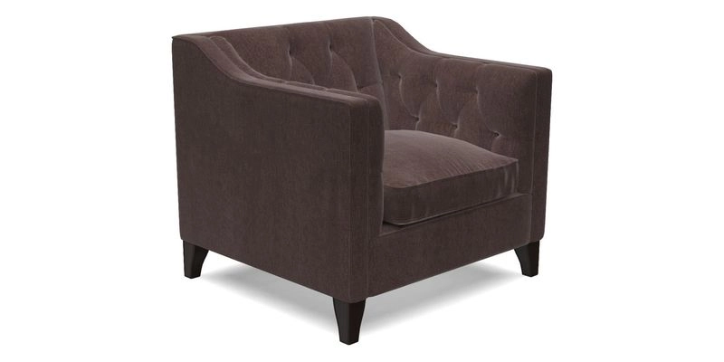 Haresfield Dipped Arm Chair in Two Tone Plain Biscuit