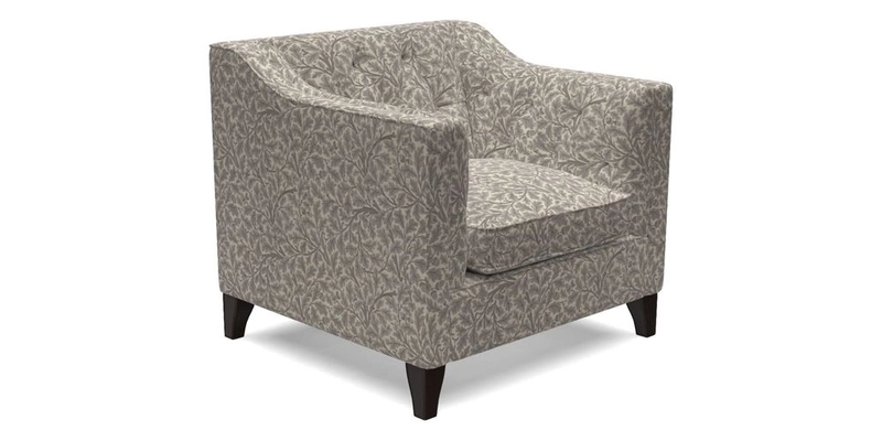 Haresfield Dipped Arm Chair in Two Tone Plain Biscuit