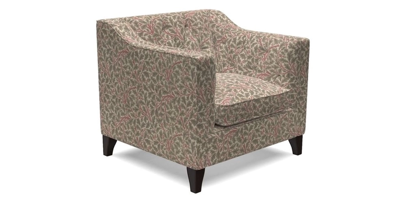 Haresfield Dipped Arm Chair in Two Tone Plain Biscuit