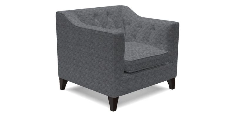 Haresfield Dipped Arm Chair in Two Tone Plain Biscuit