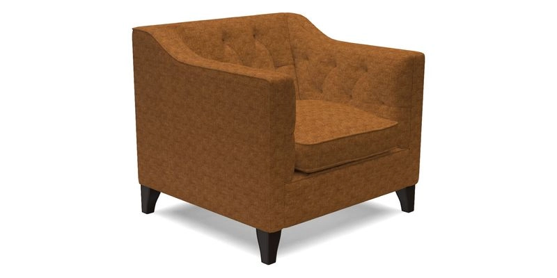 Haresfield Dipped Arm Chair in Two Tone Plain Biscuit