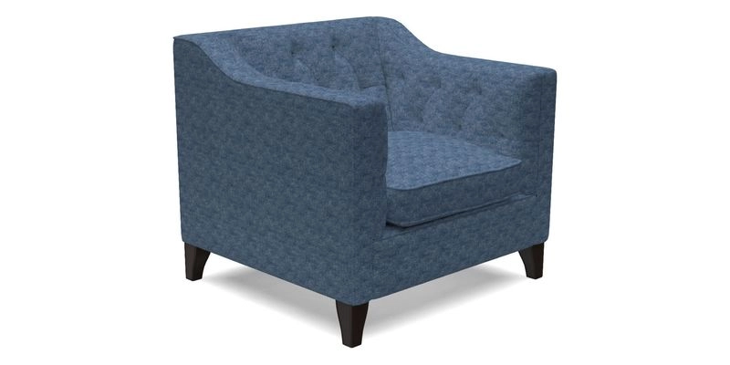 Haresfield Dipped Arm Chair in Two Tone Plain Biscuit