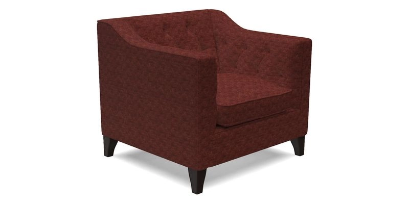 Haresfield Dipped Arm Chair in Two Tone Plain Biscuit