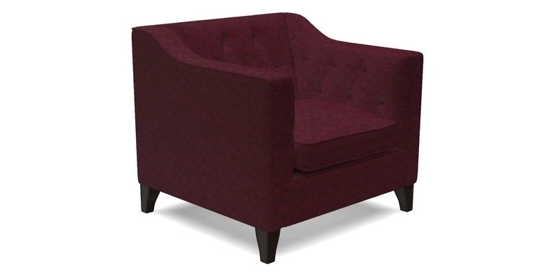 Haresfield Dipped Arm Chair in Two Tone Plain Biscuit