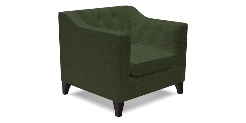 Haresfield Dipped Arm Chair in Two Tone Plain Biscuit