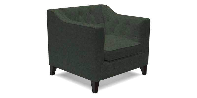 Haresfield Dipped Arm Chair in Two Tone Plain Biscuit