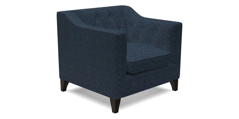 Haresfield Dipped Arm Chair in Two Tone Plain Biscuit