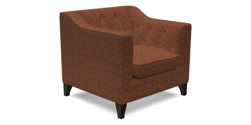 Haresfield Dipped Arm Chair in Two Tone Plain Biscuit