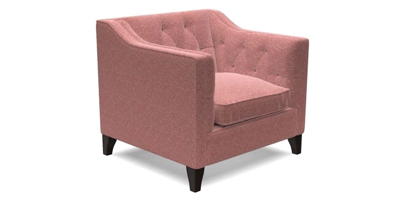 Haresfield Dipped Arm Chair in Two Tone Plain Biscuit