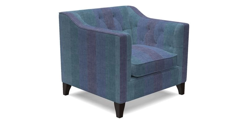 Haresfield Dipped Arm Chair in Two Tone Plain Biscuit