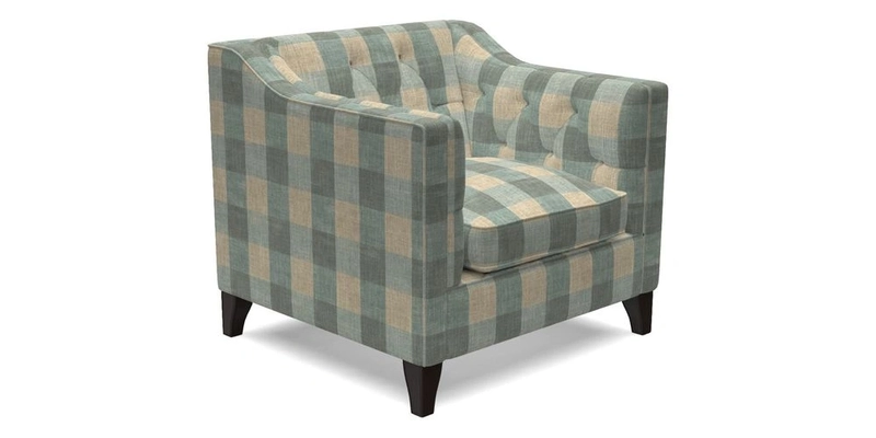 Haresfield Dipped Arm Chair in Two Tone Plain Biscuit