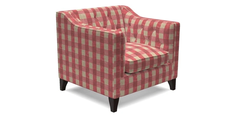 Haresfield Dipped Arm Chair in Two Tone Plain Biscuit