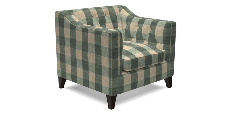 Haresfield Dipped Arm Chair in Two Tone Plain Biscuit