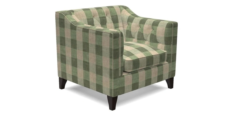 Haresfield Dipped Arm Chair in Two Tone Plain Biscuit