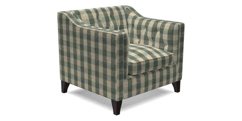 Haresfield Dipped Arm Chair in Two Tone Plain Biscuit