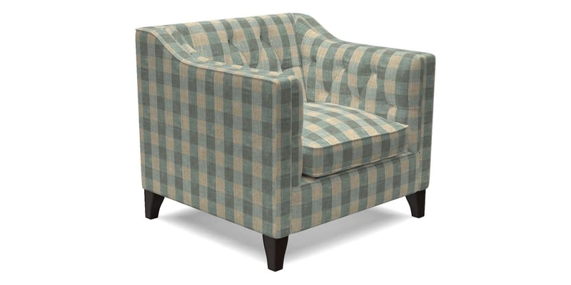 Haresfield Dipped Arm Chair in Two Tone Plain Biscuit