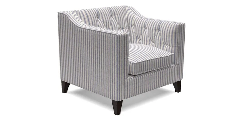 Haresfield Dipped Arm Chair in Two Tone Plain Biscuit