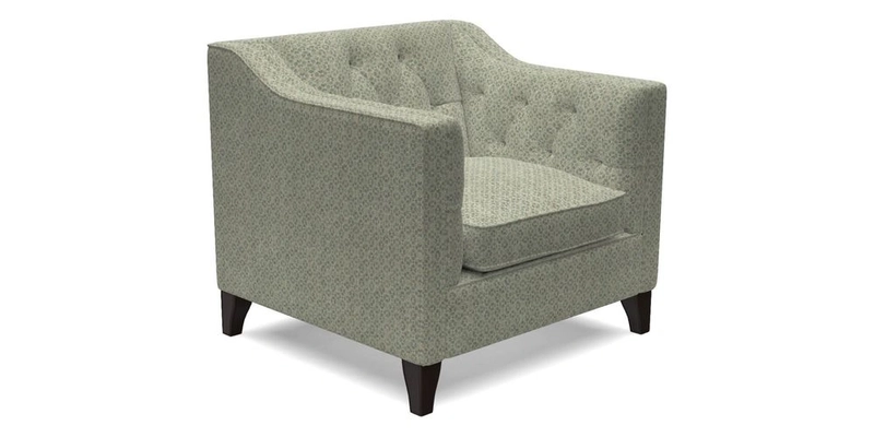 Haresfield Dipped Arm Chair in Two Tone Plain Biscuit