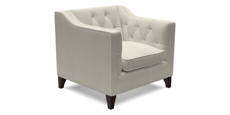 Haresfield Dipped Arm Chair in Two Tone Plain Biscuit