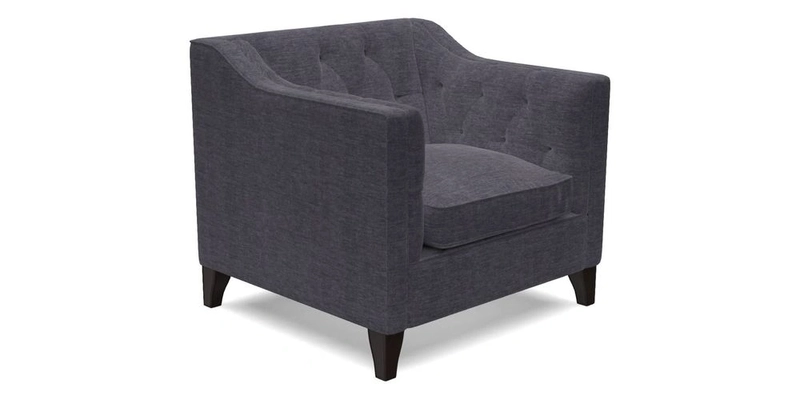 Haresfield Dipped Arm Chair in Two Tone Plain Biscuit