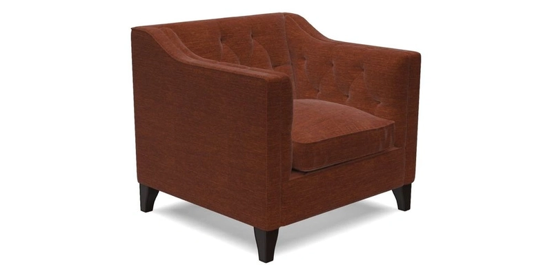 Haresfield Dipped Arm Chair in Two Tone Plain Biscuit