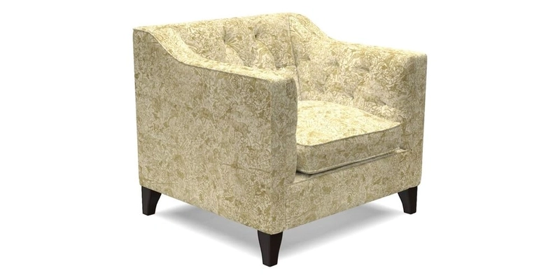 Haresfield Dipped Arm Chair in Two Tone Plain Biscuit