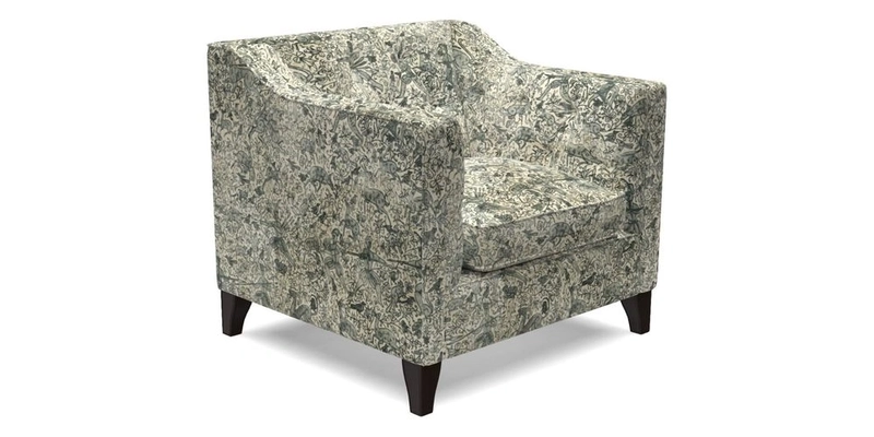 Haresfield Dipped Arm Chair in Two Tone Plain Biscuit