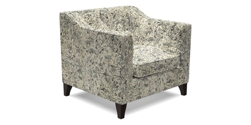 Haresfield Dipped Arm Chair in Two Tone Plain Biscuit