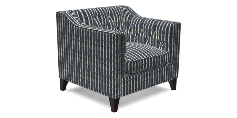 Haresfield Dipped Arm Chair in Two Tone Plain Biscuit