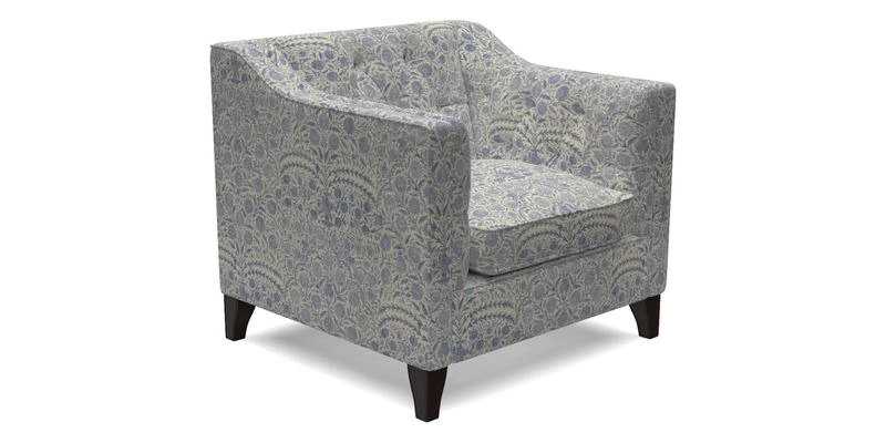 Haresfield Dipped Arm Chair in Two Tone Plain Biscuit