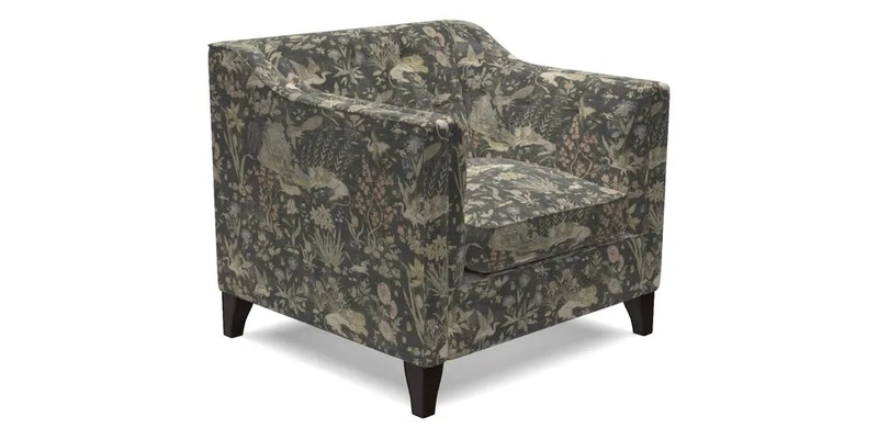 Haresfield Dipped Arm Chair in Two Tone Plain Biscuit