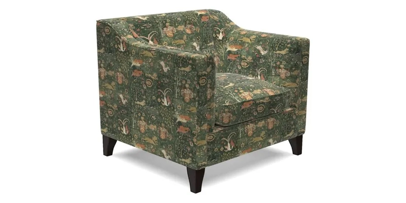 Haresfield Dipped Arm Chair in Two Tone Plain Biscuit