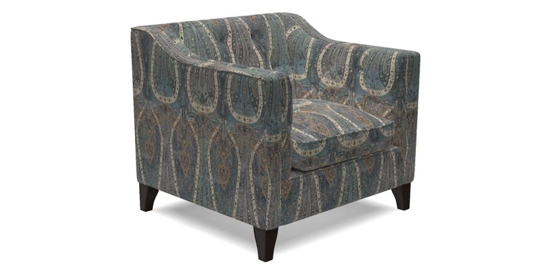 Haresfield Dipped Arm Chair in Two Tone Plain Biscuit