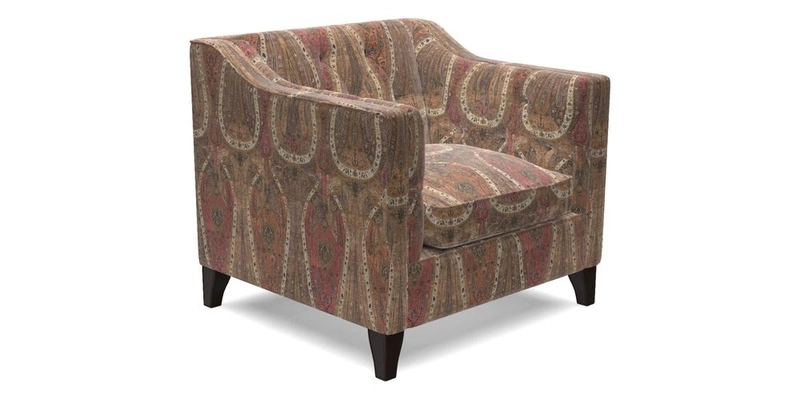 Haresfield Dipped Arm Chair in Two Tone Plain Biscuit