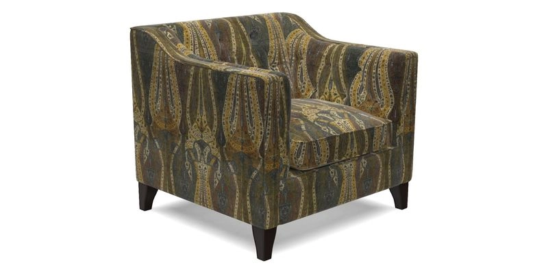 Haresfield Dipped Arm Chair in Two Tone Plain Biscuit