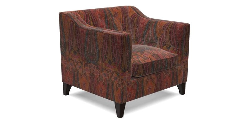 Haresfield Dipped Arm Chair in Two Tone Plain Biscuit