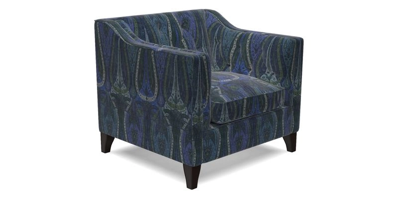 Haresfield Dipped Arm Chair in Two Tone Plain Biscuit