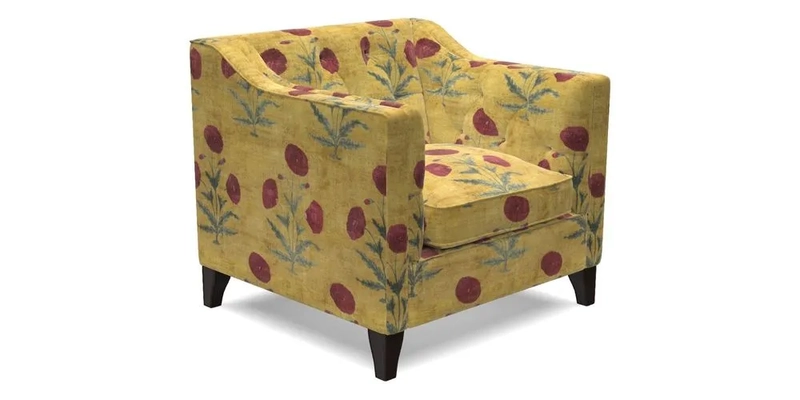 Haresfield Dipped Arm Chair in Two Tone Plain Biscuit