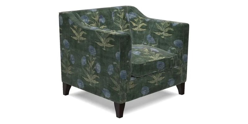 Haresfield Dipped Arm Chair in Two Tone Plain Biscuit