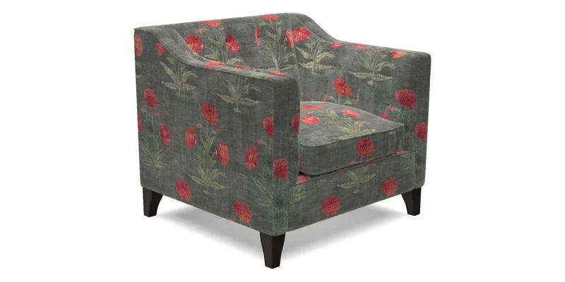 Haresfield Dipped Arm Chair in Two Tone Plain Biscuit