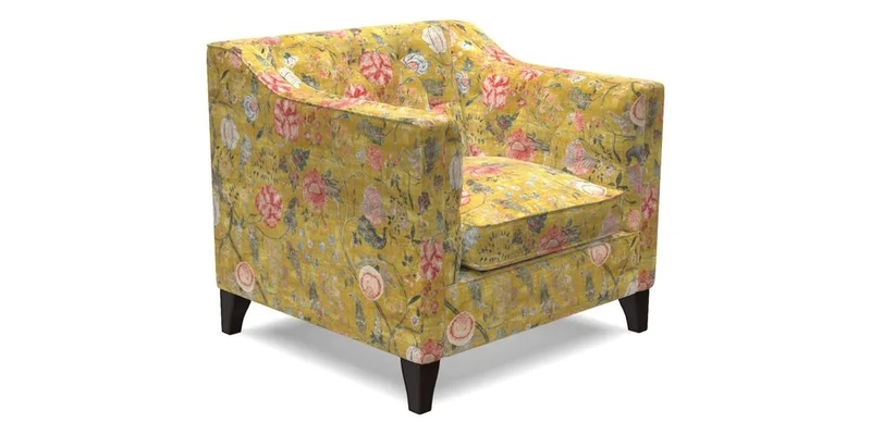 Haresfield Dipped Arm Chair in Two Tone Plain Biscuit