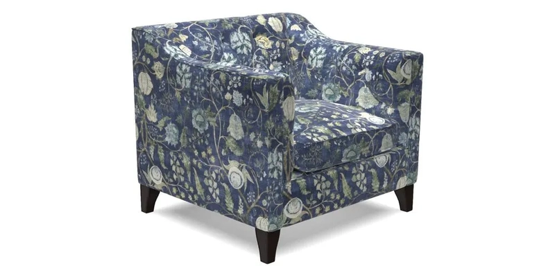 Haresfield Dipped Arm Chair in Two Tone Plain Biscuit