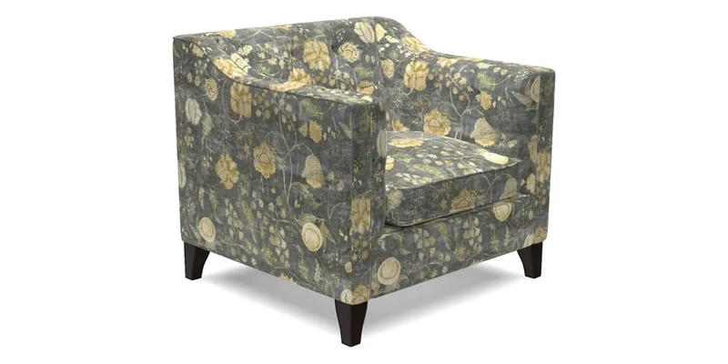 Haresfield Dipped Arm Chair in Two Tone Plain Biscuit